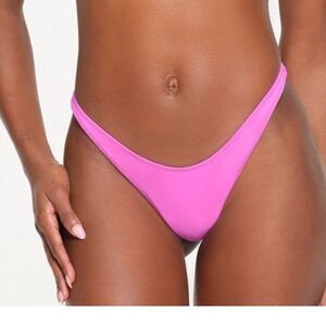 SKIMS NWT Recycled Swim Bikini Bottom - Neon Orchid